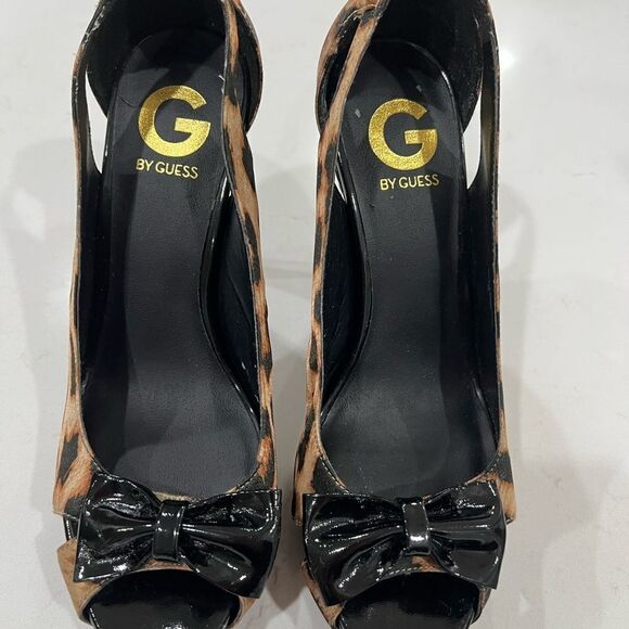 Guess Bow High Heels Leopard - Picture 2 of 14